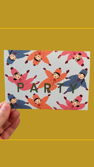 Party Gals Greetings Card