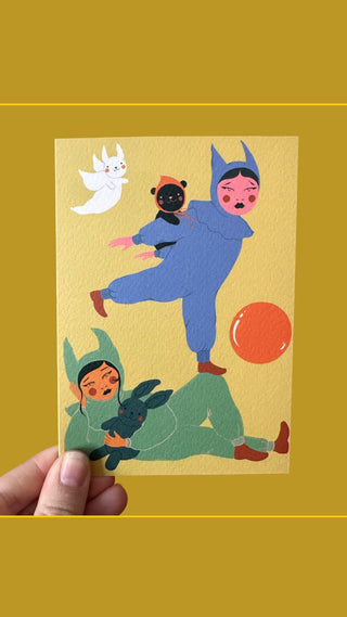 Playtime Greetings Card