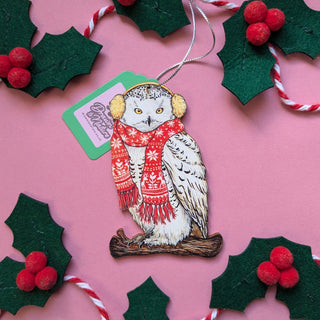 Owl Christmas Decoration