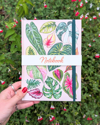 Tropical Leaves Notebook