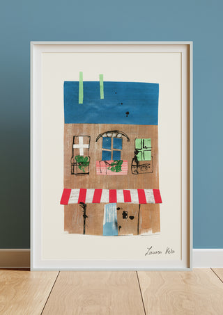 Parisian Building Print
