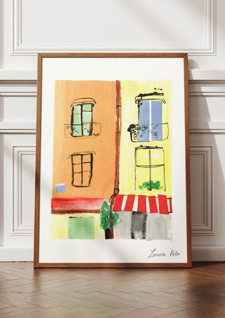 Parisian Street Print