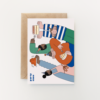 Party Time Greetings Card