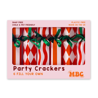 Peach & Orange Christmas Crackers