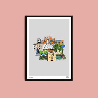 Penge Illustration Print