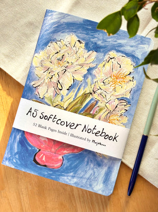 Peonies A5 Softcover Notebook