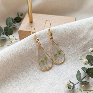 Pepperweed Waterdrop Earrings