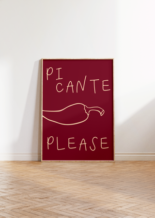 Picante Please Wall Art Print