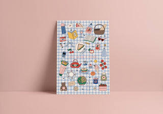 Let's Go On A Picnic Print