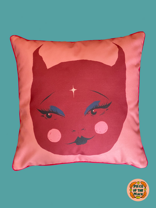 Pink Devil Cushion