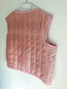 Pink Velvet Gilet