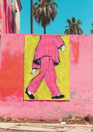 Pink Pyjama Art Print