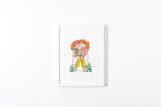 Plant Shop Lady Fine Art Print