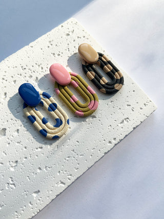Polka Pop Stud Earrings