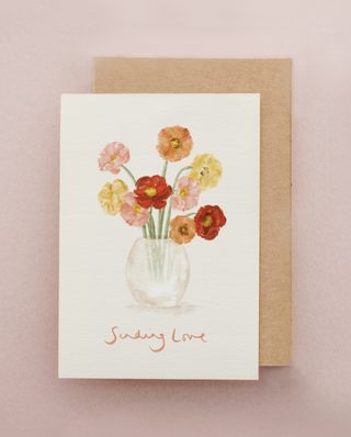 Poppies Greetings Card