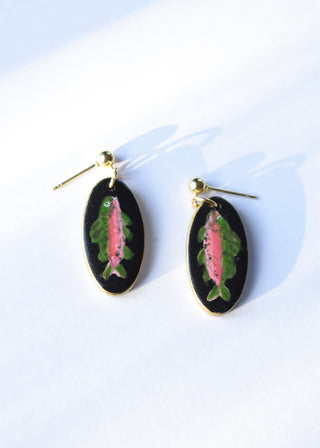 Rainbow Trout Earrings