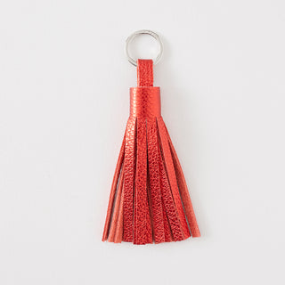 Leather Tassel Keyring