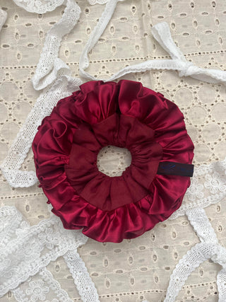 Ruby Silky Scrunchie