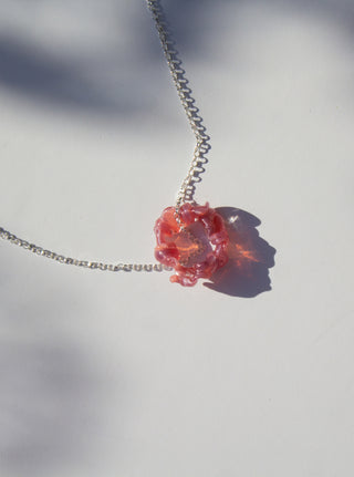 SCRUNCHIE PENDANT - PEARL PINK