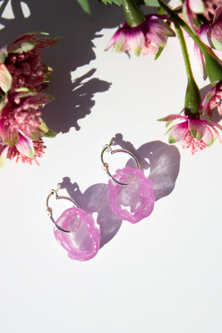 SHALLOWS HOOP EARRINGS - HEATHER