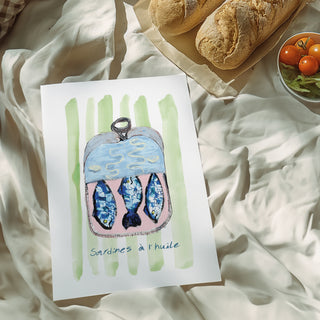 Sardines À L'Huile Art Print