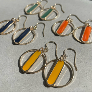 Circle Drops Earrings