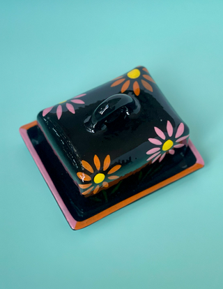 Floral Butter Dish