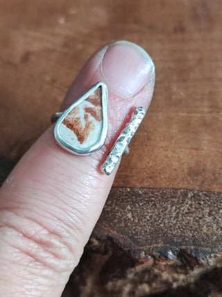 Sea Pottery T-Ring Size G-I