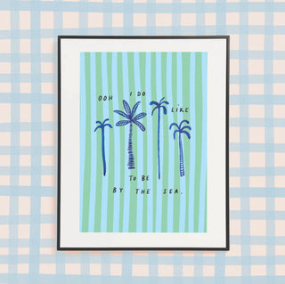 By the Sea Print