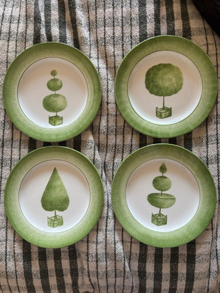 Topiary side plates (Set of 4)