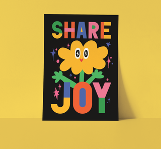 Share Joy Art Print