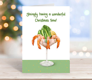 Shrimply Christmas Greeting card
