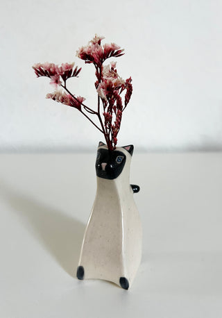 Siamese Cat Vase