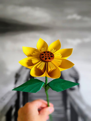 Origami Single Stem: Sunflower