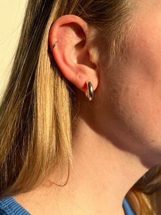 Smooth Hoop Earrings