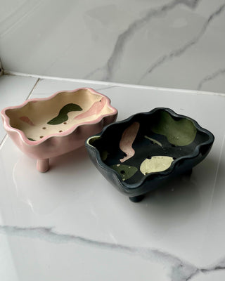 Wavy Soap Dish - Abstract