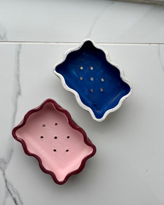 Wavy Soap Dish - Colourblock