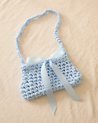 Something Blue Ribbon Bow Bag