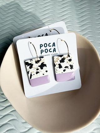Speckle & Shine Hoop Earrings