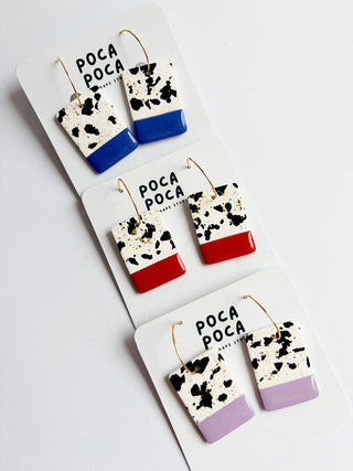 Speckle & Shine Hoop Earrings