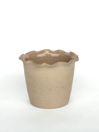 Speckled Frilly Planter - Small