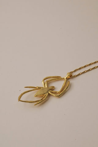 Spider Necklace - 14k gold plated