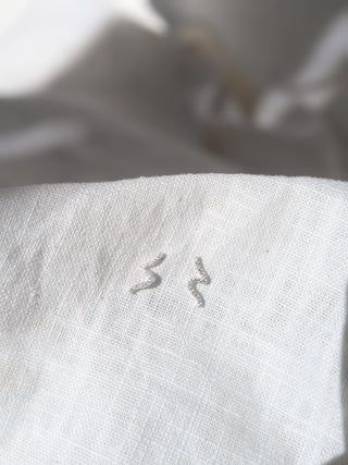 Sparkle Squiggle Studs