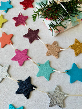 Leather Star Garlands