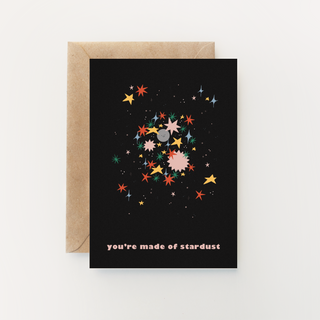 Stardust Greetings Card