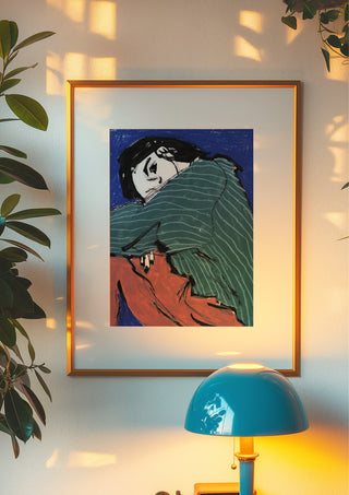 Striped Pyjama Art Print