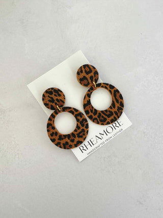 Leather Dangle Earrings