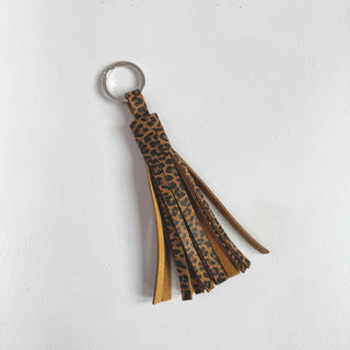 Leather Tassel Keyring