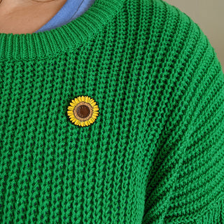 Sunflower Enamel Pin