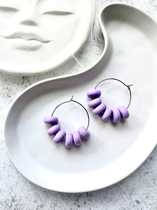 Suspense Earrings - Lilac
